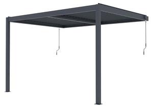 Bioklimatická pergola G21 Trenton Premium 4x3 m, antracitová hliníková
