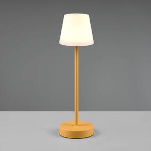 Stolová LED lampa Martinez, stmievač a CCT, žltá