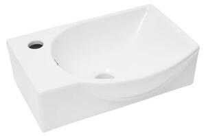 Umývadlo SAT Brevis 40,5x28 cm otvor pre batériu vľavo SATBRE4028L