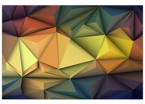 Obraz - Polygonálna 3D abstrakcia (90x60 cm)