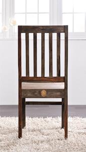 PLAIN SHEESHAM Jedálenská stolička drevená - operadlo krátke, palisander