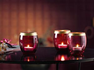 LIVARNO home Sklenená dekorácia (svietniky na čajové sviečky, 3 kusy) (100353317)