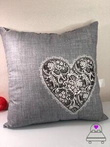 Dekoračný vankúš Grey Love