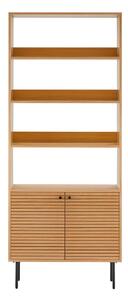 Knižnica v dekore duba v prírodnej farbe 80x200 cm Kyoto – House Nordic