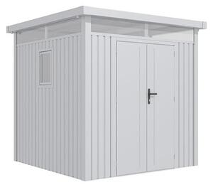 Záhradný domček G21 Atlanta 529 – 230 x 230 cm, strieborná farba
