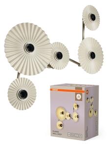 Osram - Nástenné svietidlo PLISSEE 5xE27/15W/230V krémové