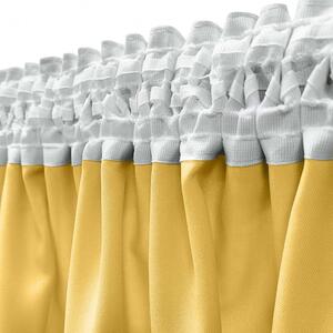 Dekorstudio Jednofarebný záves - Pastelovo žltý Uchytenie závesu: Riasiaca páska