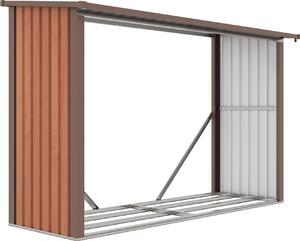 Prístrešok na drevo G21 WOH 335 - 242 x 89 cm, Farba: Šedá, Veľkosť: WOH 335