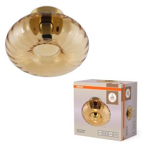 Osram - Stropné svietidlo GOLD GLASS 1xE27/12W/230V pr. 28 cm zlatá/dymová