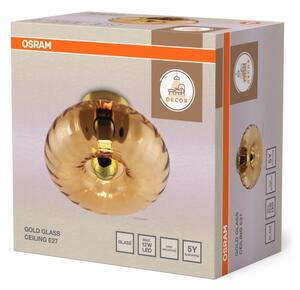 Osram - Stropné svietidlo GOLD GLASS 1xE27/12W/230V pr. 28 cm zlatá/dymová