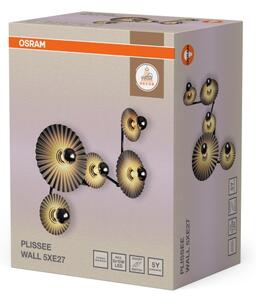 Osram - Nástenné svietidlo PLISSEE 5xE27/15W/230V antracit