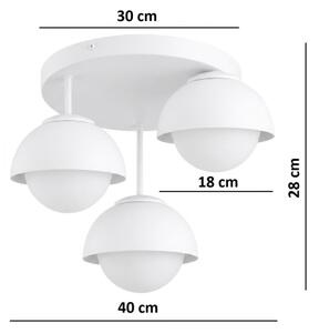 BRILAGI - Prisadený luster COSMO 3xE27/60W/230V biela