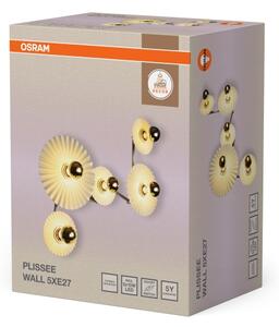 Osram - Nástenné svietidlo PLISSEE 5xE27/15W/230V krémové