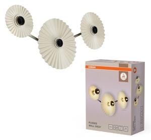 Osram - Nástenné svietidlo PLISSEE 3xE27/15W/230V krémové