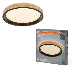 Osram -LED Stmievateľné stropné svietidlo MARIANO LED/36W/230V pr. 51 cm dub/čierna