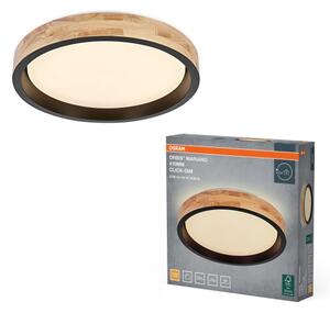 Osram -LED Stmievateľné stropné svietidlo MARIANO LED/24W/230V pr. 41 cm dub/čierna
