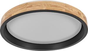 Osram -LED Stmievateľné stropné svietidlo MARIANO LED/36W/230V pr. 51 cm dub/čierna