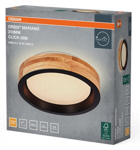 Osram -LED Stmievateľné stropné svietidlo MARIANO LED/16W/230V pr. 31 cm dub/čierna