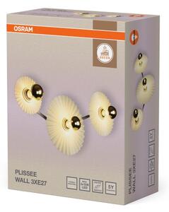 Osram - Nástenné svietidlo PLISSEE 3xE27/15W/230V krémové