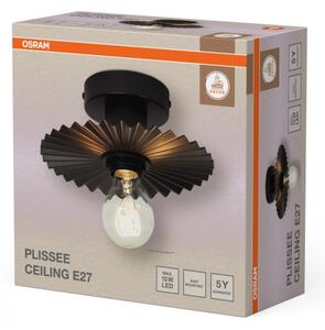 Osram - Stropné svietidlo PLISSEE 1xE27/15W/230V pr. 20 cm antracit
