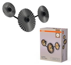 Osram - Nástenné svietidlo PLISSEE 3xE27/15W/230V antracit