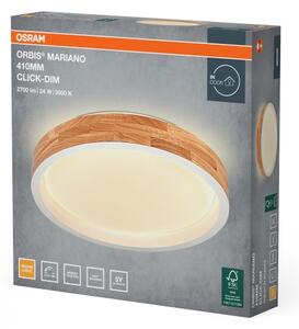Osram -LED Stmievateľné stropné svietidlo MARIANO LED/24W/230V pr. 41 cm dub/biela