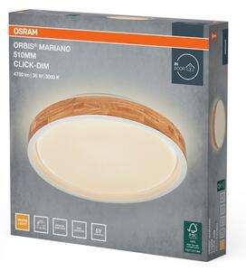 Osram -LED Stlmiteľné stropné svietidlo MARIANO LED/36W/230V pr. 51 cm dub/biela