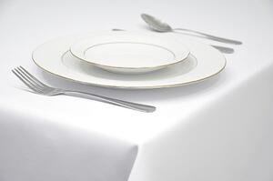 Dekorstudio Obrus na stôl - biely Rozmer obrusu (šírka x dĺžka): 140x180cm