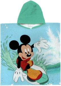 Detské / chlapčenské plážové pončo - osuška s kapucňou Disney - Mickey Mouse - 100% bavlna s gramážou 320 gr./m² - 60 x 120 cm