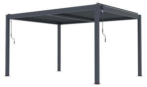 Bioklimatická pergola G21 Austin Premium 4x3 m, antracitová hliníková