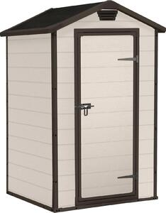 Plastový záhradný domček Keter Manor 4x3 117,5x94 cm béžový