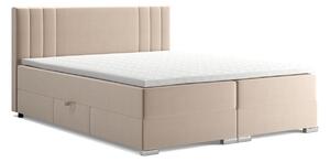Manželská posteľ AGNETA 1 - 160x200, béžová