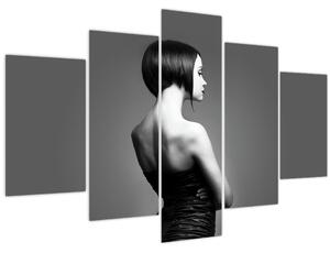 Obraz elegantnej ženy (150x105 cm)