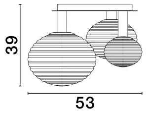 Dizajnové stropné svietidlo Allen 2 – E27