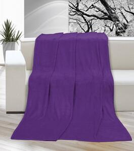 Korall micro deka na jednolôžko 150x200 cm fialová