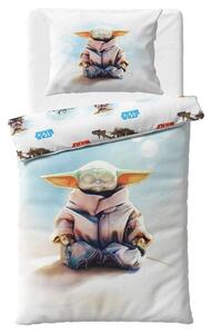 Detské obliečky Star Wars Baby Yoda 140x200/70x90 cm