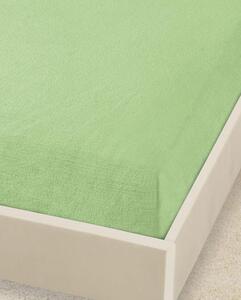 Prestieradlo Mikroflanel 180x200 cm svetlo zelené