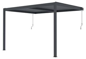 Bioklimatická pergola G21 Trenton 4x3 m, antracitová hliníková