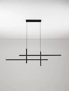 Moderný LED luster Antama čierna