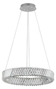 Dizajnový LED luster Arietta nikel 46W