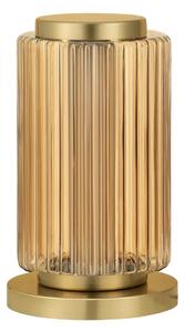 Moderná LED stolová lampa Vesper oranžová