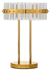 Moderná LED stolová lampa Kezo zlatá