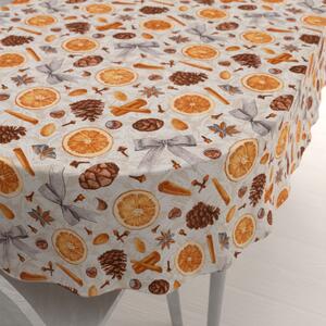 Biante Dekoračný oválny obrus Leona LN-171 Vôňa jesene 50x100 cm