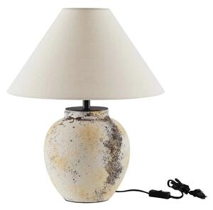 Moderná stolová lampa Lupe čierno-biela