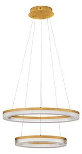 Moderný LED luster Luana zlatá 2