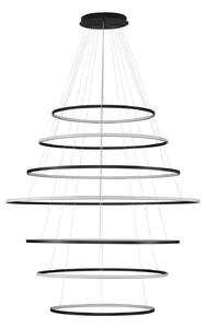 Moderný LED luster Maelo čierna 120