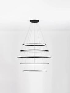 Moderný LED luster Maelo čierna 150