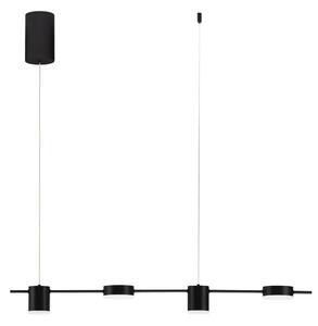 Minimalistcký LED luster Riaz čierna 20W