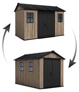 Záhradný domček Keter Apex 7,5 x 11 vrátane podlahy 230 x 350 cm Ashwood