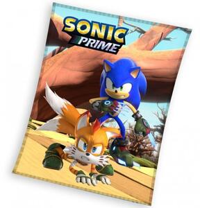 Detská deka Ježko Sonic a Tails 130x170 cm